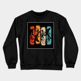 Grunge Bmx Apparel - Vintage Bmx Bike Crewneck Sweatshirt